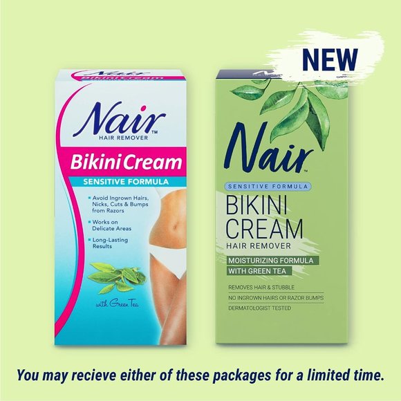 Nair Bikini Cream with Green Tea Sensitive Formula - Picture 2 of 8